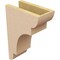Ekena Millwork 5"W x 10"D x 15"H Classic New Brighton Rough Cedar Woodgrain TimberThane Corbel, Primed Tan CORUR05X10X15NEBRCPR - alternate 2